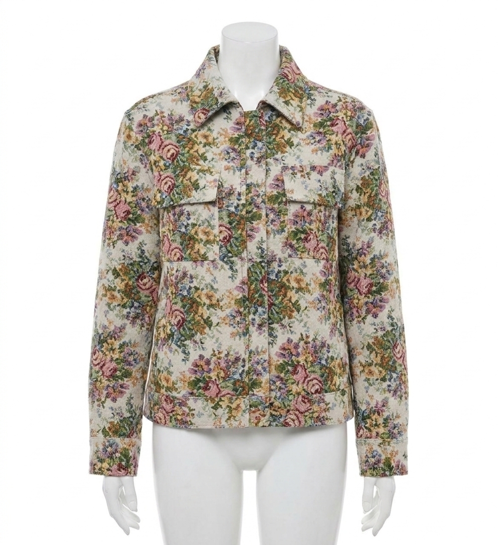 NEW FAVORITE DAUGHTER rinnie jacket in floral jacquard